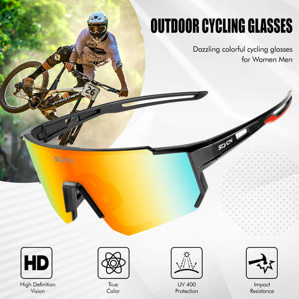 Stylish UV Cycling Sunglasses